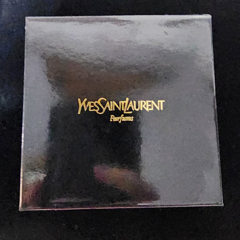 YSL Saint Laurent Gold Tone Charm Bracelet Logo Perfume Bottles NIB - Picture 8 of 8
